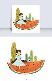 吃瓜娱乐的背景图片素材